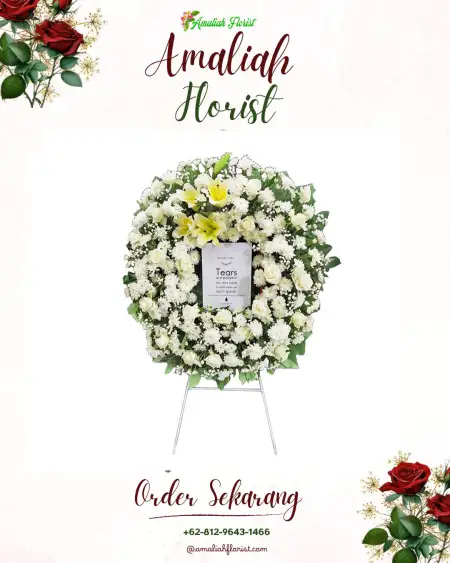 Krans Bunga Duka Teguhan