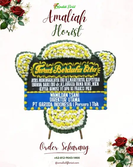 Papan Bunga Duka Teguhan